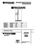 COVER Diagram and Parts List for FRS26WRCD1  Frigidaire Refrigerator