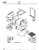 BODY Diagram and Parts List for MEF300PXWB  Frigidaire Range