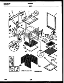 BODY PARTS Diagram and Parts List for FEF323BAWA  Frigidaire Range