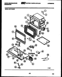 DOOR PARTS Diagram and Parts List for KM777GXM2  Frigidaire Microwave