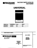 COVER Diagram and Parts List for MGF335CESA  Frigidaire Range