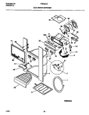 ICE & WATER DISPENSER Diagram and Parts List for FRS26ZGEW3  Frigidaire Refrigerator