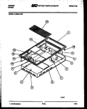 BODY PARTS Diagram and Parts List for 13-2589-00-01  Tappan Cooktop