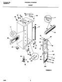 Part Location Diagram of 218359613 Frigidaire Kickplate Grille - White