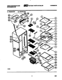 Part Location Diagram of 5303209884 Frigidaire Shelf Support