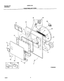 FRONT Diagram and Parts List for GGR341AS3  Gibson Dryer