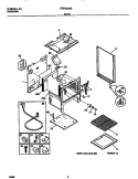BODY Diagram and Parts List for FGF326WGSA  Frigidaire Range