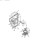 OVEN CAVITY Diagram and Parts List for REC406CT0  Kelvinator Range