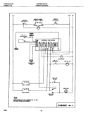 WIRING Diagram and Parts List for FES355CCBF  Frigidaire Range