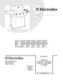 COVER Diagram and Parts List for GL30LBEC  Electrolux Grill