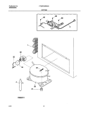SYSTEM Diagram and Parts List for FFC07C4AW2  Frigidaire Freezer
