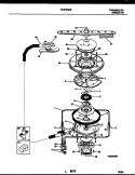TRANSMISSION PARTS Diagram and Parts List for FDB765RBS0  Frigidaire Dishwasher
