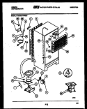 SYSTEM AND AUTOMATIC DEFROST PARTS Diagram and Parts List for RD21F7WS3C  Gibson Refrigerator