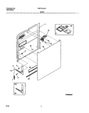 DOOR Diagram and Parts List for FDB710LCC0  Frigidaire Dishwasher