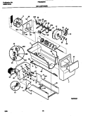 ICE CONTAINER Diagram and Parts List for FRS20ZRGD3  Frigidaire Refrigerator