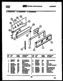 BACKGUARD Diagram and Parts List for CGC4S7WUTC  Gibson Range