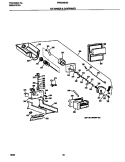 ICE MAKER CONTAINER Diagram and Parts List for FRS24BGGB1  Frigidaire Refrigerator