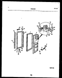 FREEZER DOOR PARTS Diagram and Parts List for RS24F9YX1C  Gibson Refrigerator