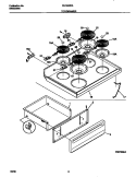 Part Location Diagram of 5303288420 Frigidaire HINGE-MAIN TOP