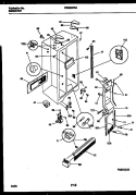 CABINET PARTS Diagram and Parts List for FRS22WRAD1  Frigidaire Refrigerator