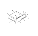 OVEN DRAWER Diagram and Parts List for R24CL1  Frigidaire Range
