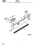 CONTROL PANEL Diagram and Parts List for FEB786CEBG  Frigidaire Wall Oven