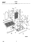 SYSTEM Diagram and Parts List for FRS20QRCW8  Frigidaire Refrigerator