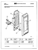 CONTROL PANEL Diagram and Parts List for LMW1350-1  Frigidaire Microwave