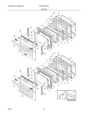 Part Location Diagram of 318299507 Frigidaire GLASS Assembly.