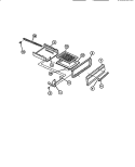 BROILER DRAWER Diagram and Parts List for CGC4M6DXD  Gibson Range