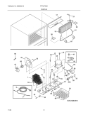 SYSTEM Diagram and Parts List for FRT21FG3DW2  Frigidaire Refrigerator