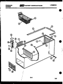 SHELVES AND SUPPORTS Diagram and Parts List for CFE23DL2  Frigidaire Freezer