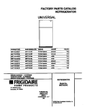 COVER Diagram and Parts List for MRT15CNEY9  Frigidaire Refrigerator