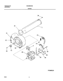 MOTOR Diagram and Parts List for GSGQ642AS3  Frigidaire Dryer