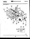 FUNCTIONAL PARTS Diagram and Parts List for MC1350P1  Frigidaire Microwave