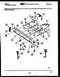 CONSOLE AND CONTROL PARTS Diagram and Parts List for EL27M6WXFB  Gibson Washer Dryer Combo