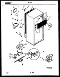 Part Location Diagram of 218802500 Frigidaire PLATE-COMPR Mounting