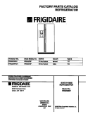 COVER Diagram and Parts List for FRS22ZRFW1  Frigidaire Refrigerator