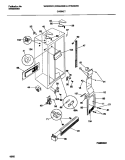 CABINET Diagram and Parts List for WRS22WICD0  Frigidaire Refrigerator