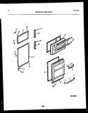 DOOR PARTS Diagram and Parts List for MRT15CHAAD0  Uni Refrigerator