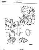 ICE AND WATER DISPENSER Diagram and Parts List for FRS22WPCW1  Frigidaire Refrigerator