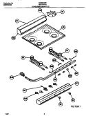 Part Location Diagram of 5303304889 Frigidaire PANEL-CONTROL ALMON