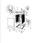 WRAPPER, TOP, VALVE & BASE Diagram and Parts List for SC750DXR6  Frigidaire Dishwasher