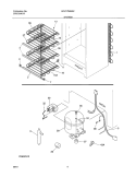 SYSTEM Diagram and Parts List for GFU17M6HW2  Gibson Freezer