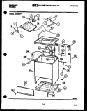 CABINET PARTS Diagram and Parts List for WCDSFL0  Frigidaire Washer