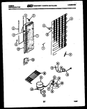 SYSTEM AND AUTOMATIC DEFROST PARTS Diagram and Parts List for RS19F6WS1C  Gibson Refrigerator