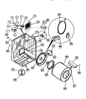CABINET Diagram and Parts List for F31C336CS0  Frigidaire Dryer