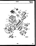 SHELVES AND SUPPORTS Diagram and Parts List for FRT22PRAW0  Frigidaire Refrigerator