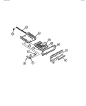 BROILER DRAWER PARTS Diagram and Parts List for 32-1148-66-05  Tappan Range