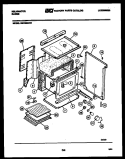 BODY PARTS Diagram and Parts List for REC305CD1  Kelvinator Range